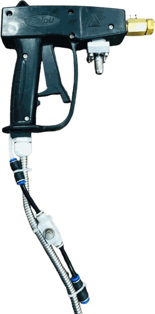 Spray hand-held gun